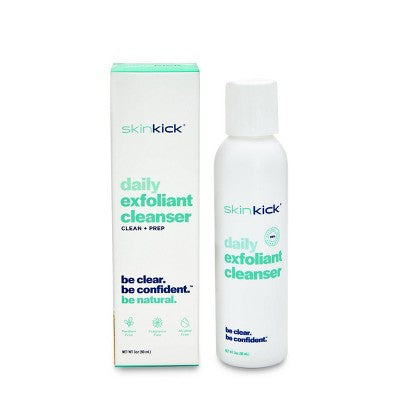 SkinKick-Daily-Exfoliant-Cleanser-Fresh-Scented-3oz-New-Facial-Cleansers