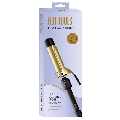 Hot Tools Pro Signature Gold Curling Iron 1 1/2 Inch - Imperfect Box