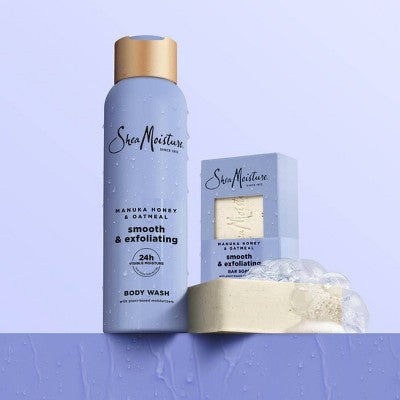 SheaMoisture Body Wash Smooth & Exfoliating Manuka Honey & Oatmeal 18 fl oz