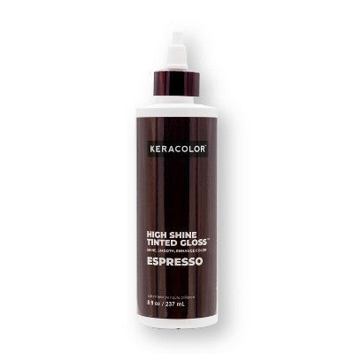 Keracolor High Shine Tinted Gloss Espresso 8 fl oz - Imperfect Container
