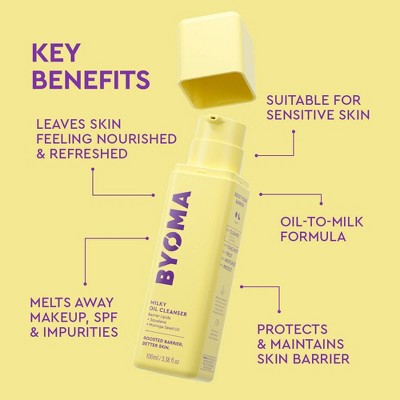 BYOMA Milky Oil Face Cleanser 3.38 fl oz - Imperfect Container