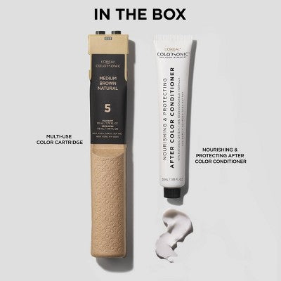 L'Oreal Paris Colorsonic Permanent Hair Color Medium Blonde Ash 8.5A - Imperfect Box