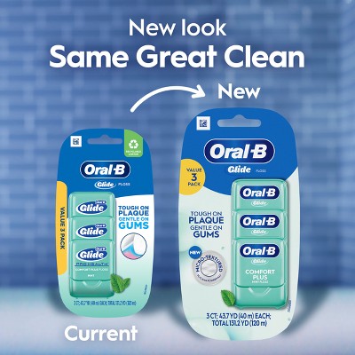 Oral-B Glide Pro-Health Comfort Plus Dental Floss Extra Soft 3-Pack