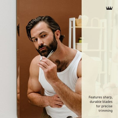 Cremo Beard and Mustache Stainless Steel Shears with Carrying Case and Comb