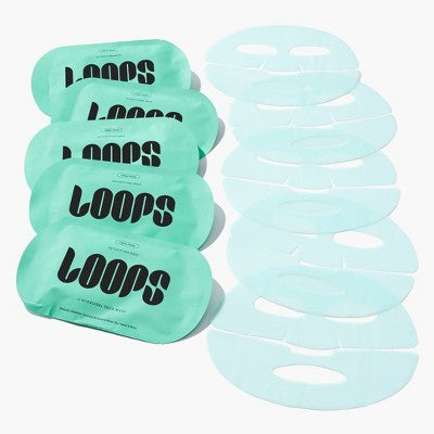 Loops Clean Slate Facial Mask 5ct 5.29oz