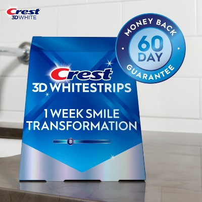Crest 3D Whitestrips At-Home Teeth Whitening Kit - Imperfect Box