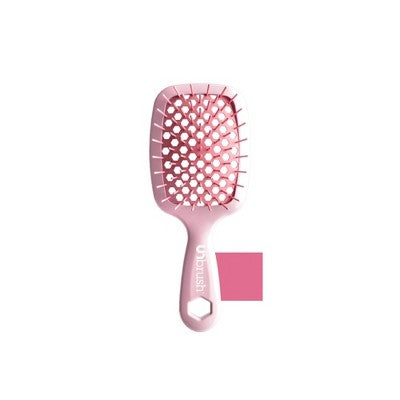 UNbrush Mini Pastel Detangling Hair Brush Peony Light Pink