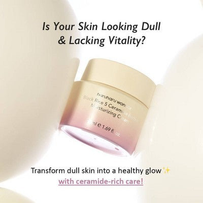 haruharu wonder Black Rice 5 Ceramide Barrier Moisturizing Cream 1.69 fl oz - Imperfect Box