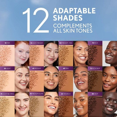 COVERGIRL Simply Ageless Skin Perfector Essence Foundation 75 Rich Deep 1 fl oz - New