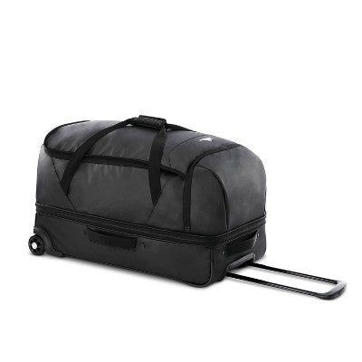High Sierra 28" Wheeled Drop Bottom Duffel Bag - Black Graphic