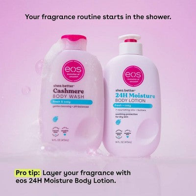 eos Shea Better Cashmere Body Wash Fresh & Cozy 16 fl oz