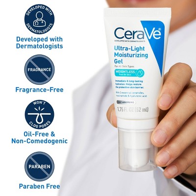 CeraVe Ultra-Light Moisturizing Face Gel 1.75 fl oz - Missing Box