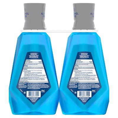 Crest Pro-Health Advanced Multi-Protection Alcohol-Free Mouthwash 1L 2-Pack