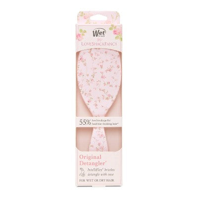 Wet Brush x LoveShackFancy Detangler Hair Brush English Ivy Pink