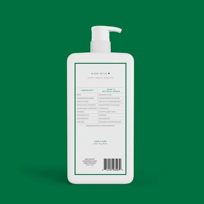Native Body Wash for Men & Women - Eucalyptus & Mint Sulfate Free 36 fl oz