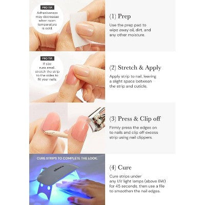 Ohora Gel Nail Art Design Line Coffee Toffee 30ct - New