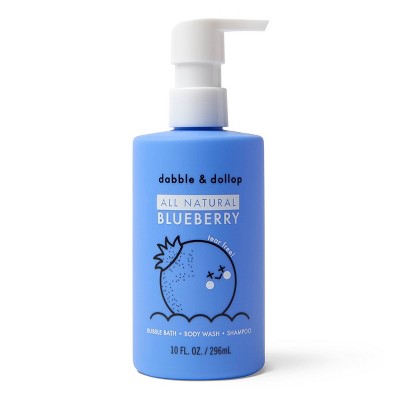Dabble-&-Dollop-Kids-3-in-1-Blueberry-Shampoo,-Body-Wash-&-Bubble-Bath-Body-Wash