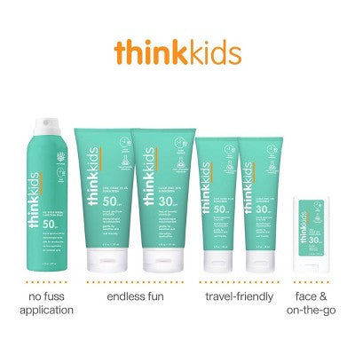THINKsport Kids Mineral Sunscreen Lotion SPF 50 3 fl oz