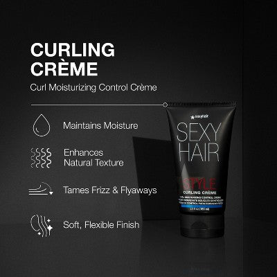 Sexy Hair Curly Sexy Curling Crème - 5.1 fl oz