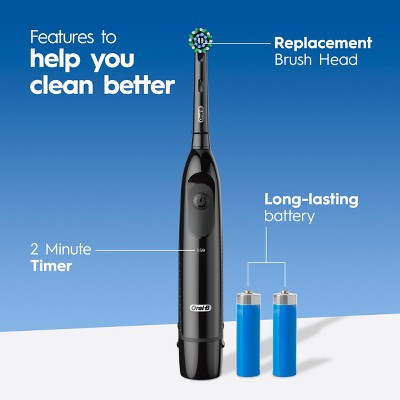 Oral-B ProClean Battery Electric Toothbrush Deep Clean Black
