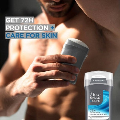 Dove Men+Care Solid Deodorant Stick Clean Comfort 3oz