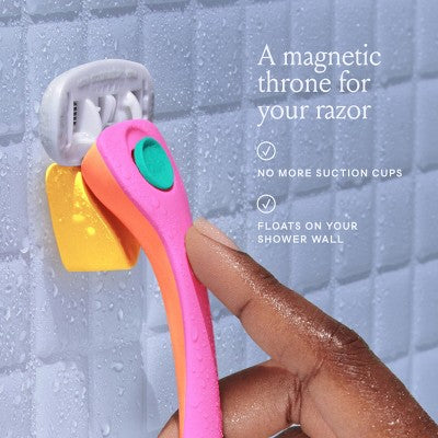 Billie Women's Malibu Razor Kit 1 Handle + Magnetic Holder + 2 Blade Refills