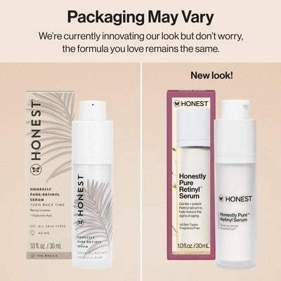 Honest Beauty Honestly Pure Retinyl Serum with Retinyl Linoleate 1.0 fl oz - New