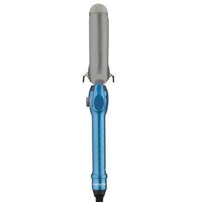 BaBylissPRO Nano Titanium 1.5" Spring Curling Iron Blue - Imperfect Box