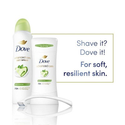 Dove Beauty Advanced Care Cool Essentials 72-Hour Women Antiperspirant & Deodorant 2.6oz 2-Pack