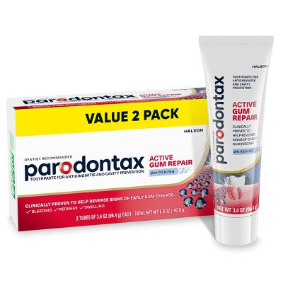 Parodontax Active Gum Repair Whitening Toothpaste 6.8oz/2pk - Imperfect Box
