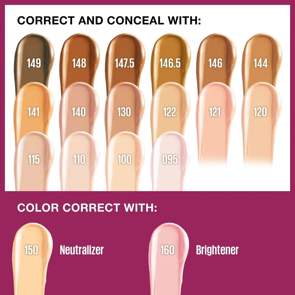 2-PACK Maybelline Instant Age Rewind Multi-Use Dark Circles Concealer Medium to Full Coverage - 0.2 fl oz