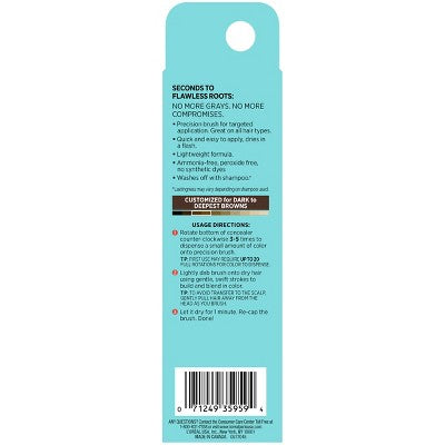 L'Oreal Paris Magic Root Precision Temporary Gray Concealer Dark Brown 0.05 fl oz