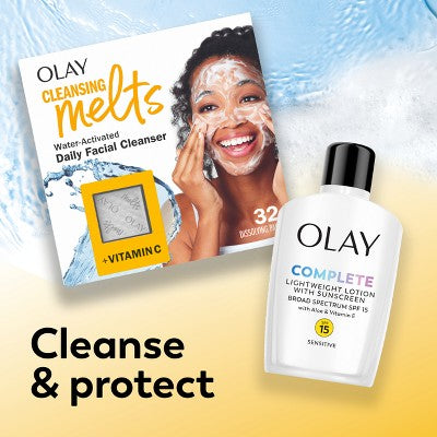 Olay Complete Face Lotion Moisturizer with Sunscreen Sensitive Skin SPF 15 6 fl oz - Missing Box