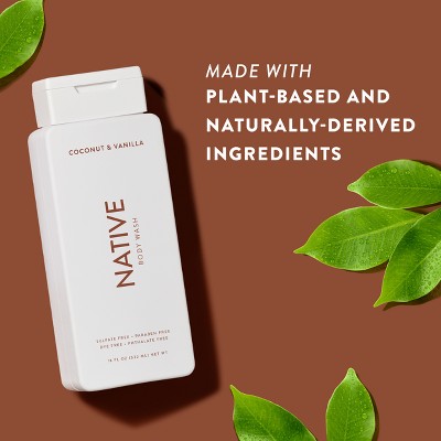 Native Body Wash Coconut Vanilla Sulfate Free 18 fl oz Imperfect Container