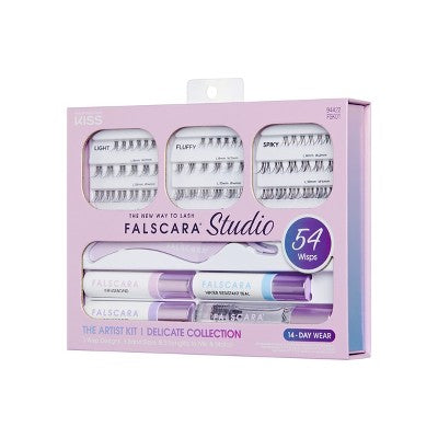 KISS Products Studio Lash Extension Kit 8-12mm Delicate Light Volume 54ct - Imperfect Box