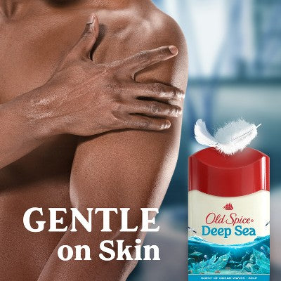 Old Spice Deep Sea Solid Antiperspirant & Deodorant for Men Sea Mineral Scent 2.6oz 2-Pack