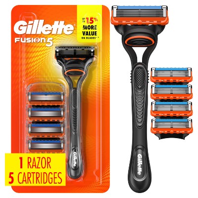 Gillette-Fusion5-Value-Pack-Razor-Handle-+-5-Blade-Refills-Razors-&-Razor-Blades