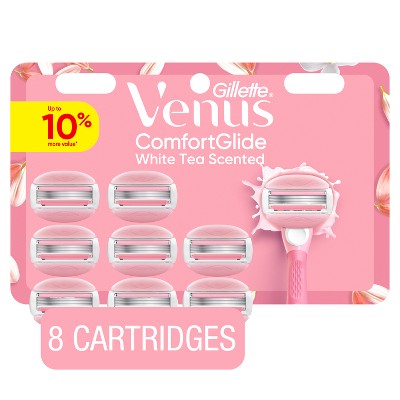 Venus Comfort Glide White Tea Women Razor Blade Refills 8ct