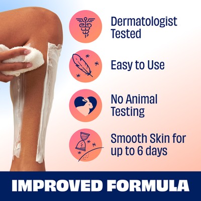 Nair Hair Removal Cream Coconut Oil 12oz - Imperfect Container