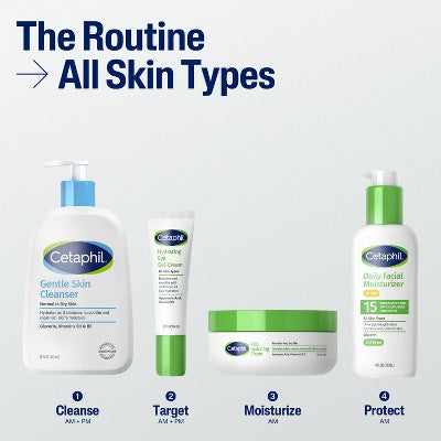 Cetaphil Daily Face Moisturizer Sunscreen Lotion SPF 15 Fragrance Free 4 fl oz