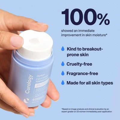 Curology Hydro+ Gel Cream Moisturizer 1.7 fl oz - Missing Box