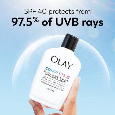 Olay Complete Plus Face Lotion with Sunscreen SPF 40 6 fl oz - Imperfect Box