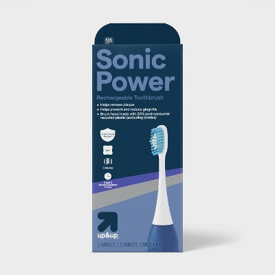 Adult-Electric-Rechargeable-Toothbrush-up&up-Imperfect-Box-Electric-Toothbrushes