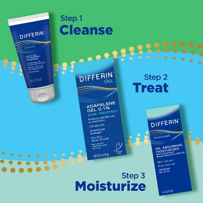 Differin Oil Absorbing Moisturizer with Broad-Spectrum SPF 30 Sunscreen