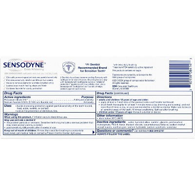 Sensodyne Extra Whitening Toothpaste 2-Pack