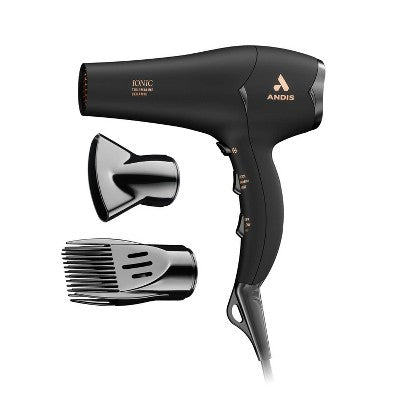 Andis Pro Dry Soft Grip Tourmaline Ionic Ceramic Hair Dryer Black - Imperfect Box