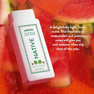 Native Body Wash for Women & Men Limited Edition Jarritos Watermelon