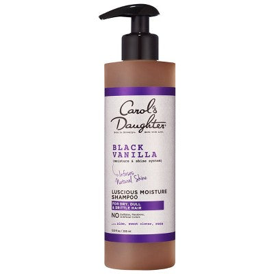 Carol's Daughter Black Vanilla Moisture & Shine Sulfate Free Shampoo for Dry Hair 12 fl oz