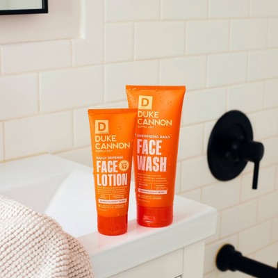 Duke Cannon Energizing Daily Face Wash 6 fl oz - Imperfect Container