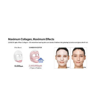 SUNGBOON EDITOR Deep Collagen Overnight Mask Gift Set 5ct - Imperfect Box